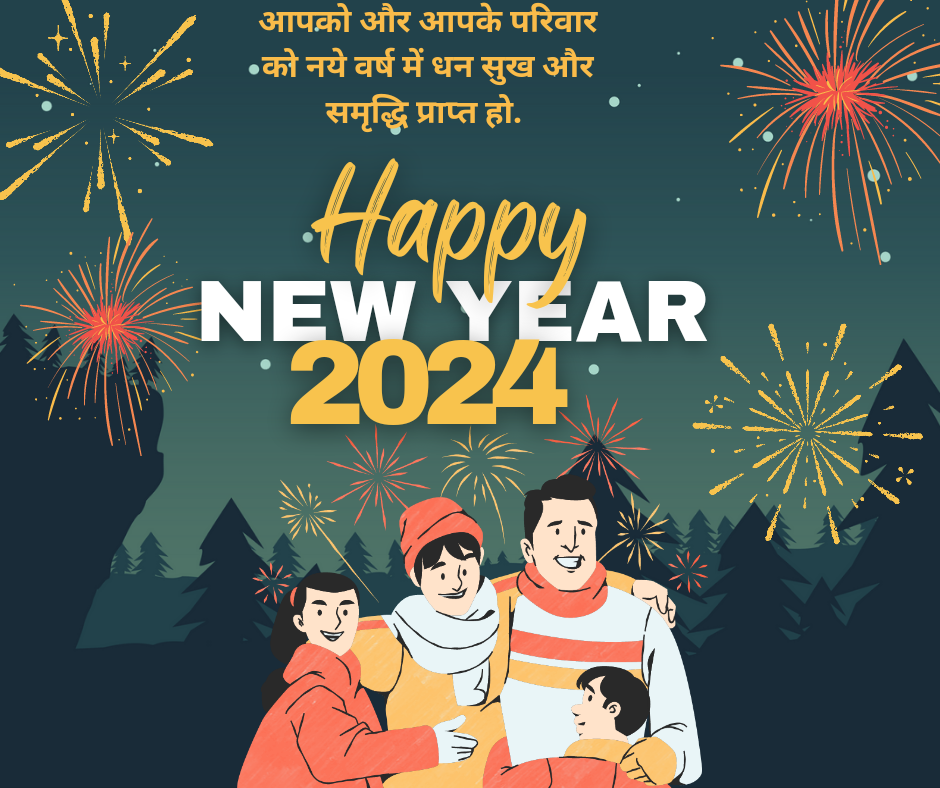 Happy New Year 2024 Image Family