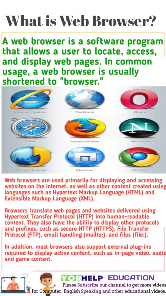 What is web Browser