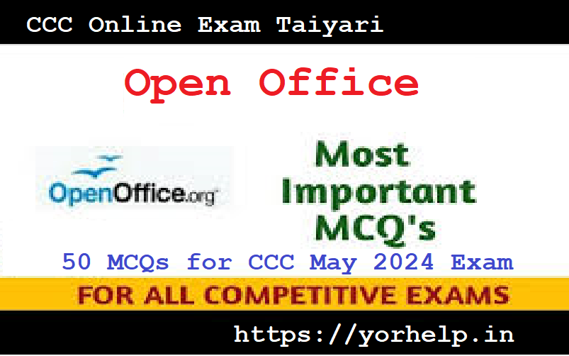 CCC online test Important 50 MCQs यहाँ से करें सीसीसी मई 2024 परीक्षा