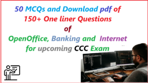 Download pdf Computer GK Questions for CCC