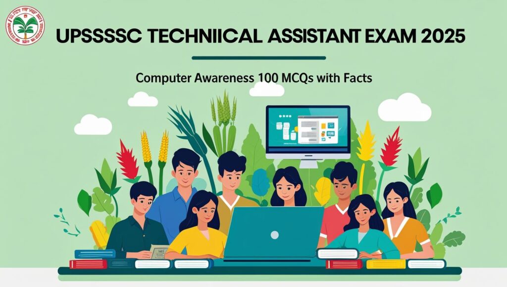 UPSSSC TA Exam 2025 (Technical Assistant) Exam 2025_ Subtitle _Computer Awareness MCQs