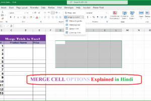 How to Merge Cells in Excel 2021