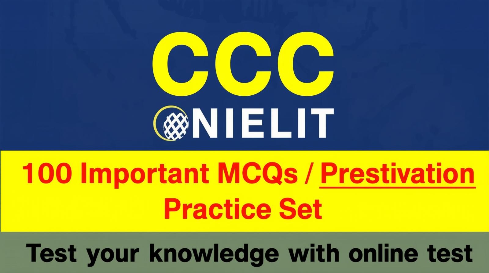 CCC online test 100 question