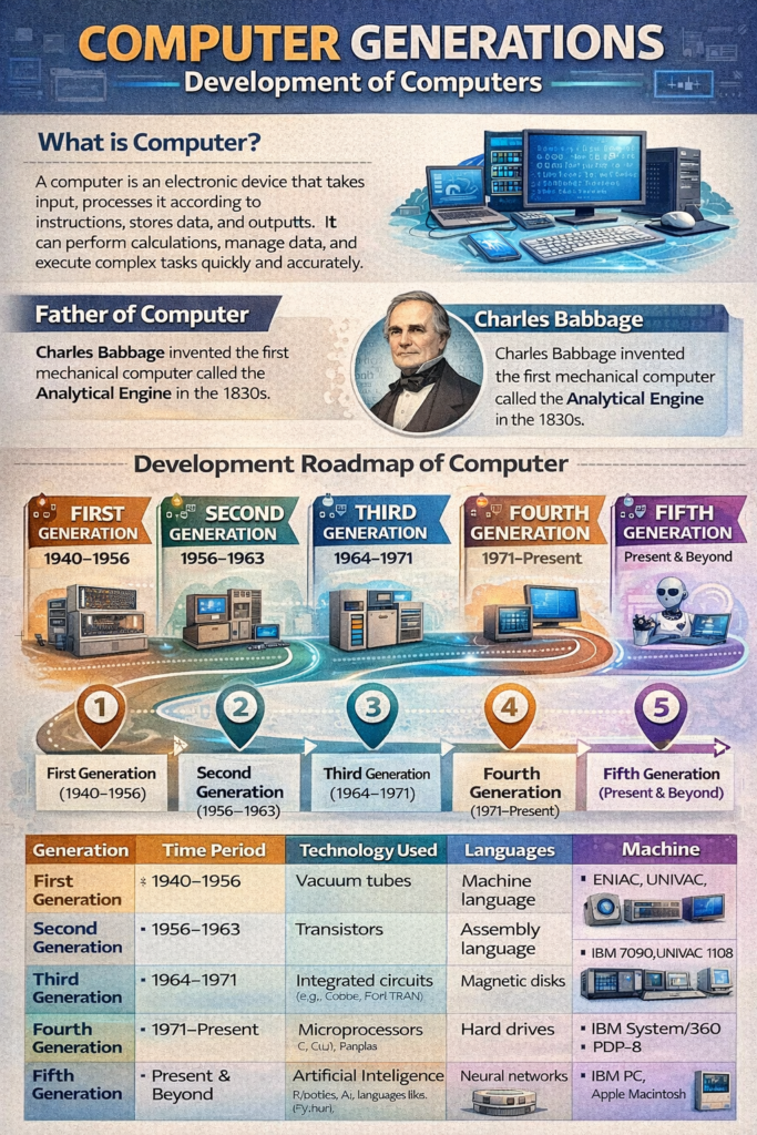 Generations of computer