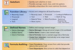 Advanced Excel functions