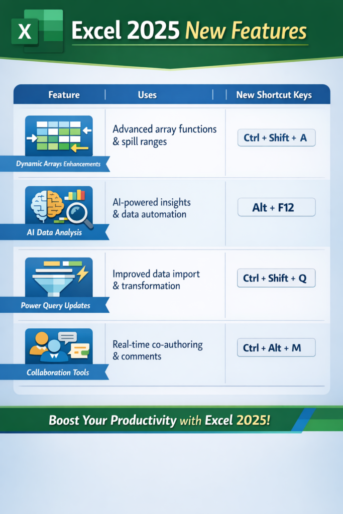 MS office 2025 features